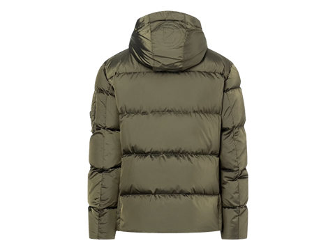 男士連帽休閑羽絨服定制加工